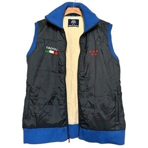 Five Star by Blue Marlin Vintage Men’s Size XL Navy Blue Napoli Italy Team Vest